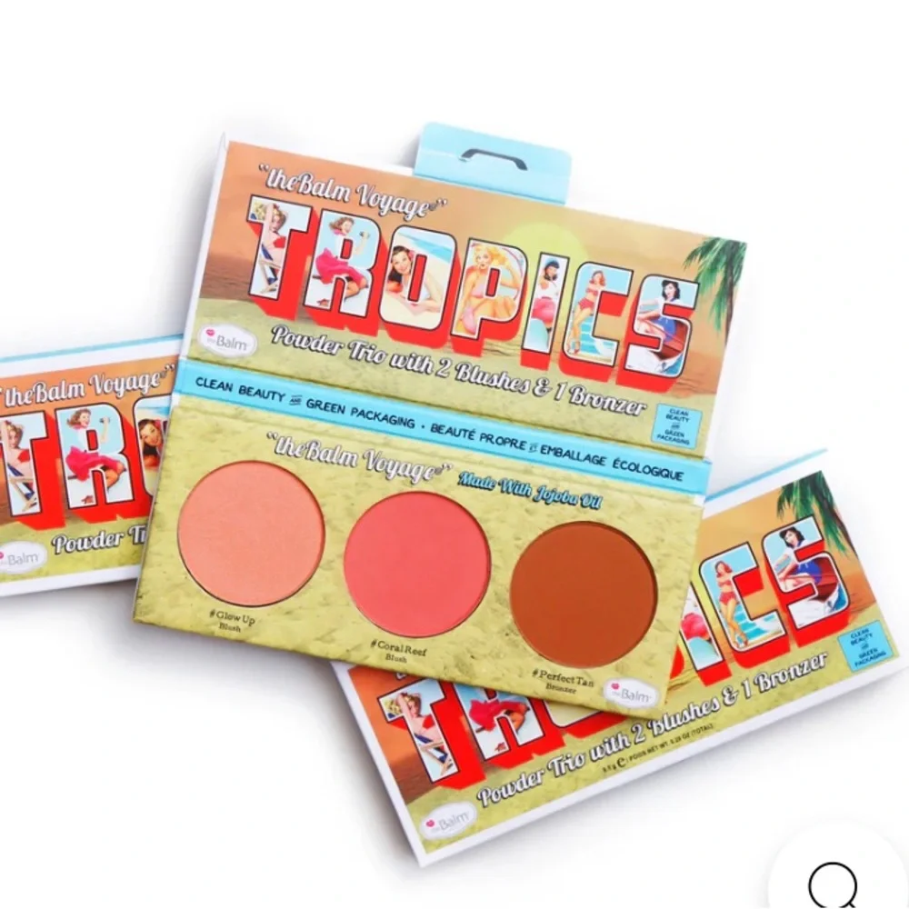 NEW TheBalm tropics powder trio